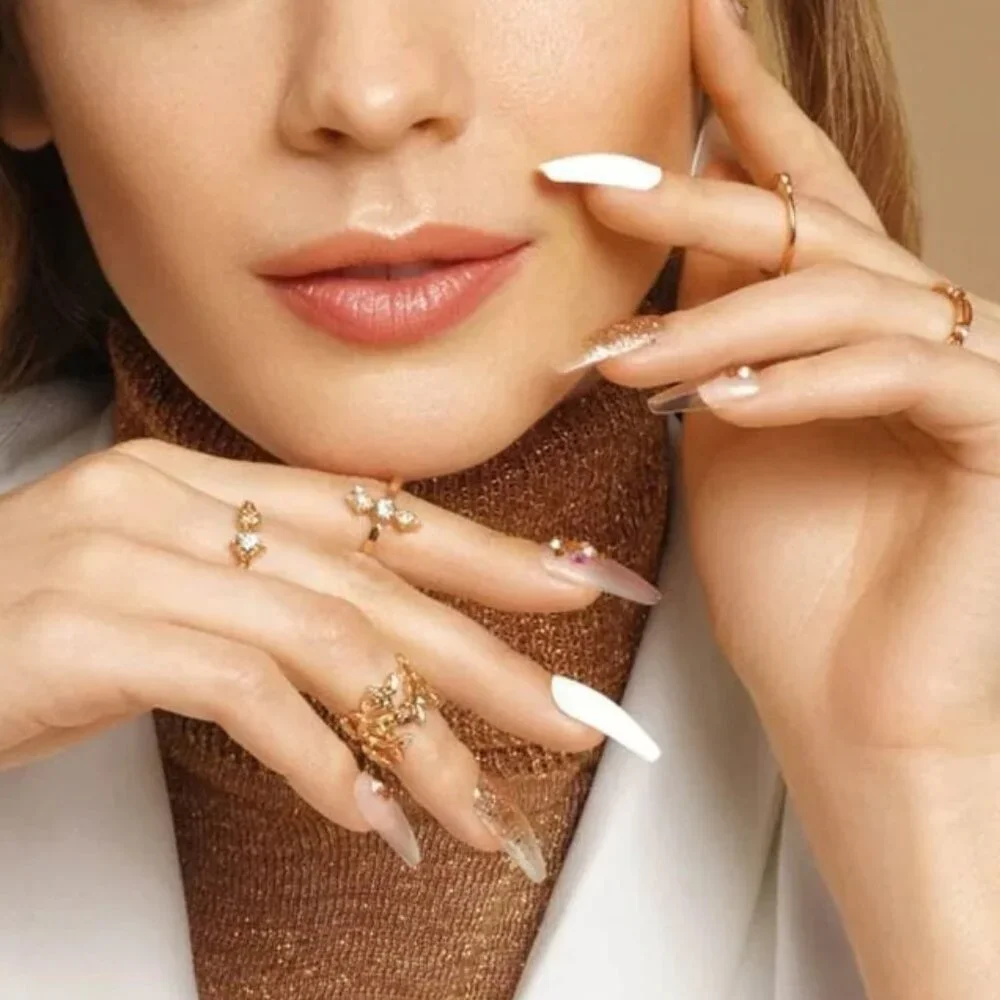 KISS Jelly Fantasy Nails - Jelly Pop. Stunning Wedding Nails for Brides.